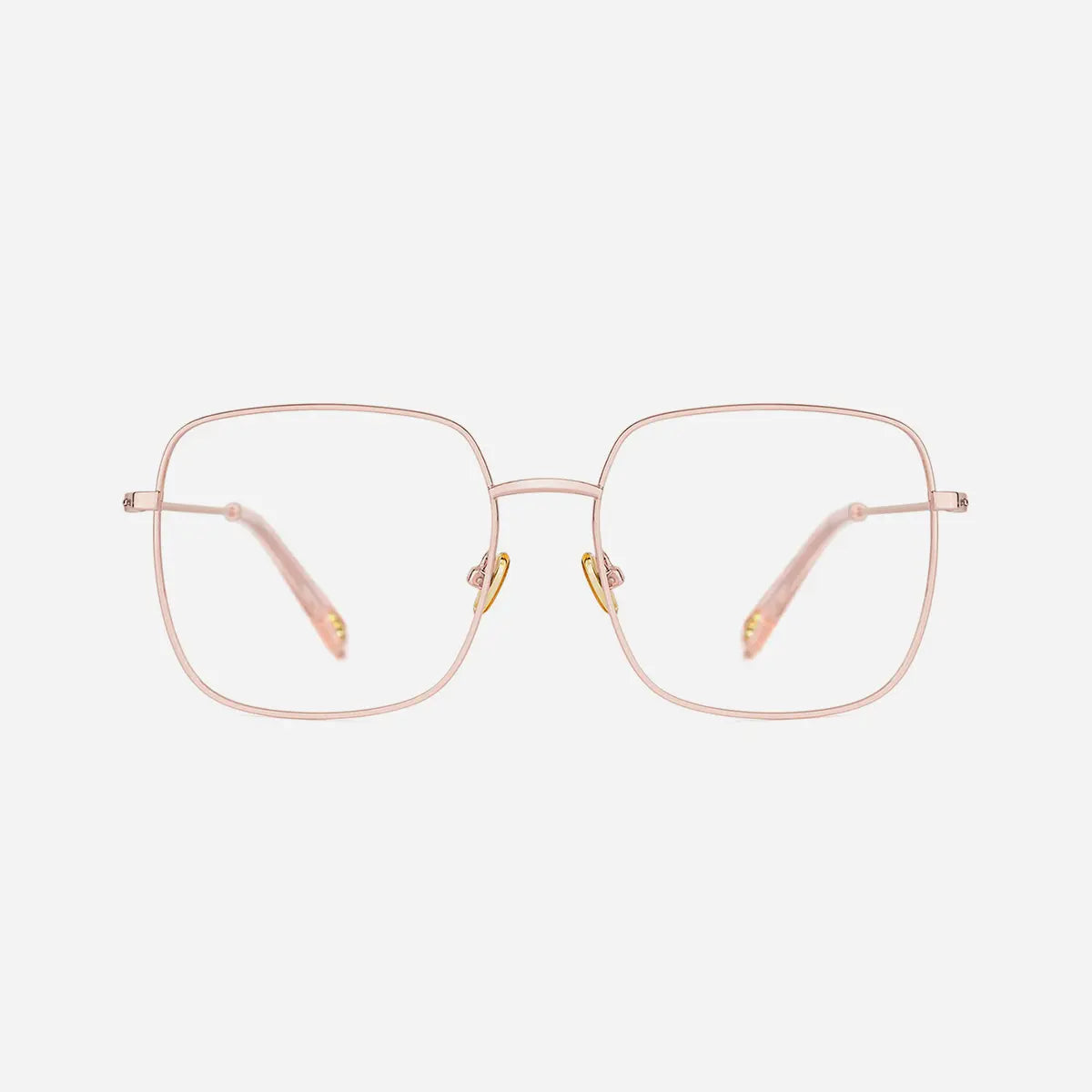 「Tijn-Original-Sterre」Ultra-Thin Square Glasses for Women Extremely Lightweight Metallic Frame for Male Female Eyeglasses