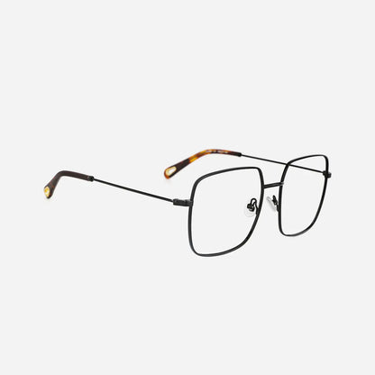 「Tijn-Original-Sterre」Ultra-Thin Square Glasses for Women Extremely Lightweight Metallic Frame for Male Female Eyeglasses