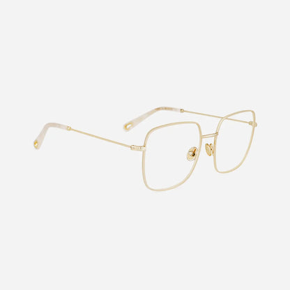 「Tijn-Original-Sterre」Ultra-Thin Square Glasses for Women Extremely Lightweight Metallic Frame for Male Female Eyeglasses