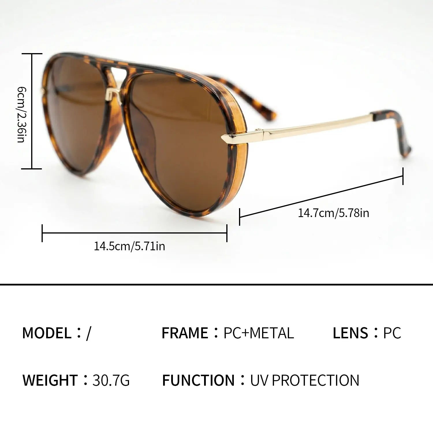 Oversized Aviator Sunglasses with Gradient Lenses for Women and Men,Trendy Casual Sunglasses for Travel Use, Fashion Accessories for Outdoor Activities Classic