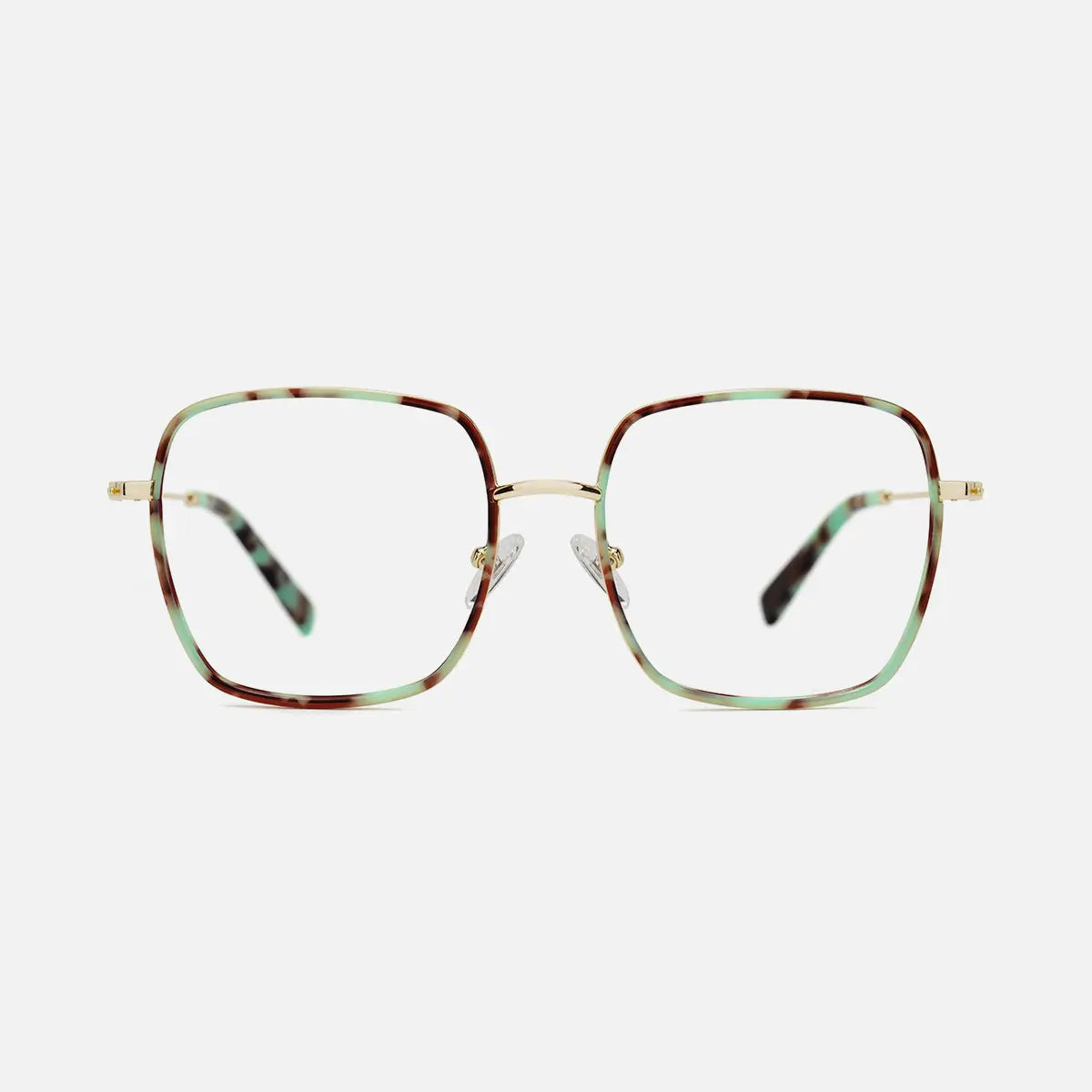 「Tijn-Original-Sterre」Ultra-Thin Square Glasses for Women Extremely Lightweight Metallic Frame for Male Female Eyeglasses