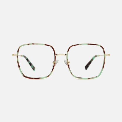 「Tijn-Original-Sterre」Ultra-Thin Square Glasses for Women Extremely Lightweight Metallic Frame for Male Female Eyeglasses