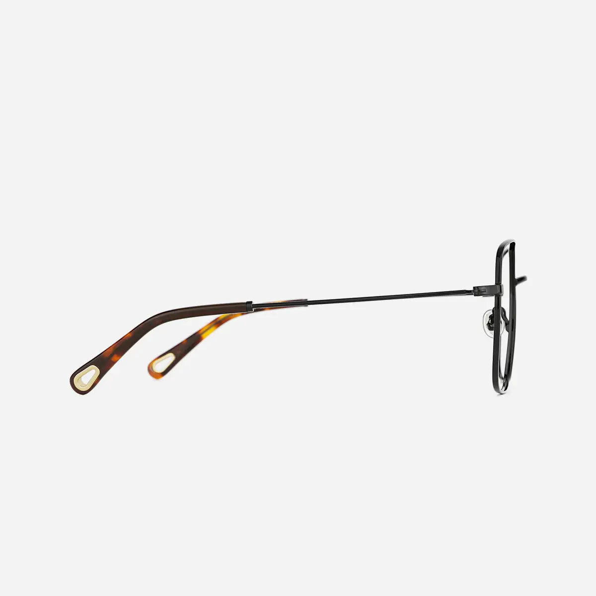 「Tijn-Original-Sterre」Ultra-Thin Square Glasses for Women Extremely Lightweight Metallic Frame for Male Female Eyeglasses