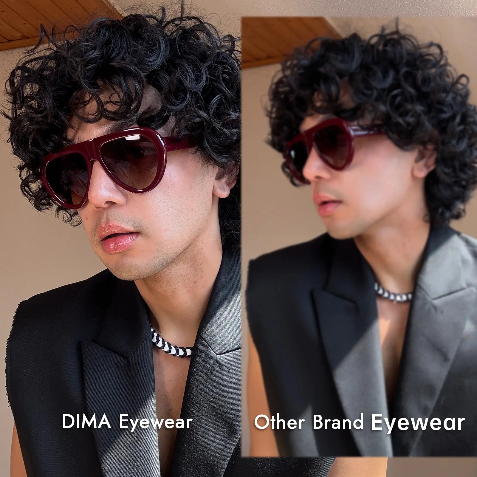 DIMA Aggie Retro Oval Sunglasses – Timeless Unisex Vintage Style, Lightweight Frame, UV400 Protection, Fashionable Everyday Shades for Travel, Streetwear & Outdoor Wear