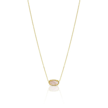 Kendra Scott Elisa Pendant Necklace for Women, 14K Gold-Plated Fashion Jewelry in Azalea Illusion