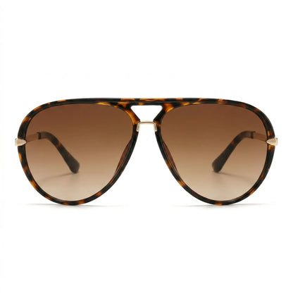 Oversized Aviator Sunglasses with Gradient Lenses for Women and Men,Trendy Casual Sunglasses for Travel Use, Fashion Accessories for Outdoor Activities Classic