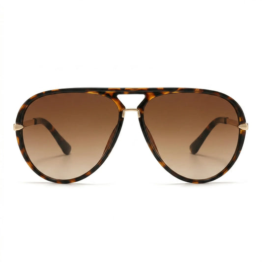 Oversized Aviator Sunglasses with Gradient Lenses for Women and Men,Trendy Casual Sunglasses for Travel Use, Fashion Accessories for Outdoor Activities Classic