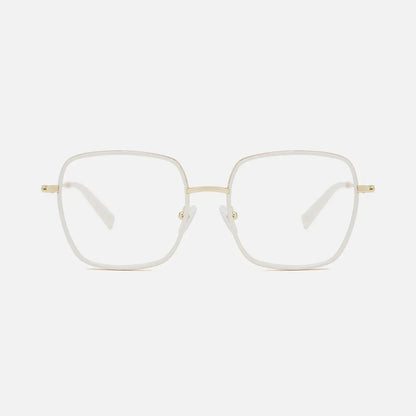 「Tijn-Original-Sterre」Ultra-Thin Square Glasses for Women Extremely Lightweight Metallic Frame for Male Female Eyeglasses