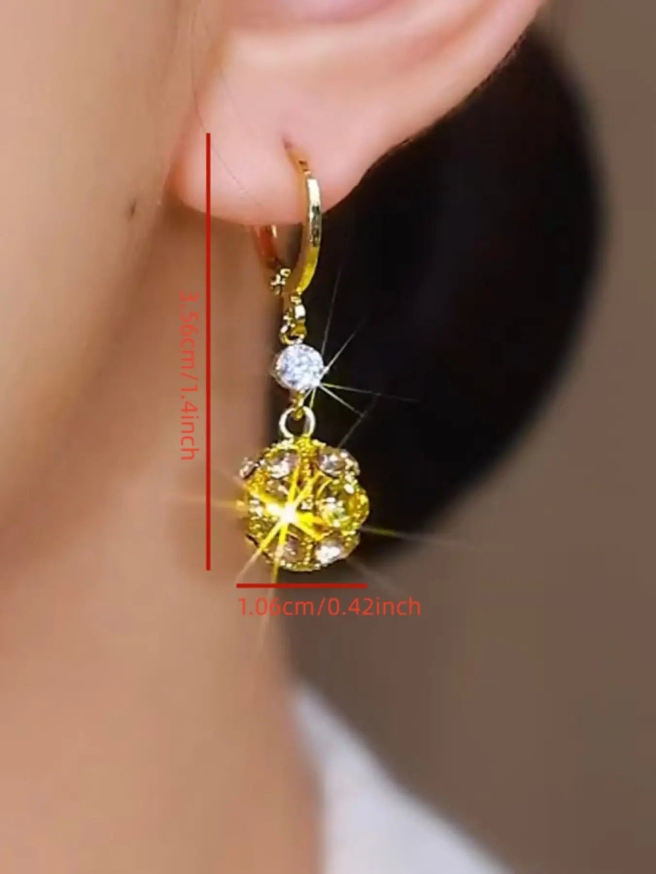 Elegant Ball Earrings for Women, New Trendy Design, Versatile Fashion Accessory, Stylish and Chic Jewelry