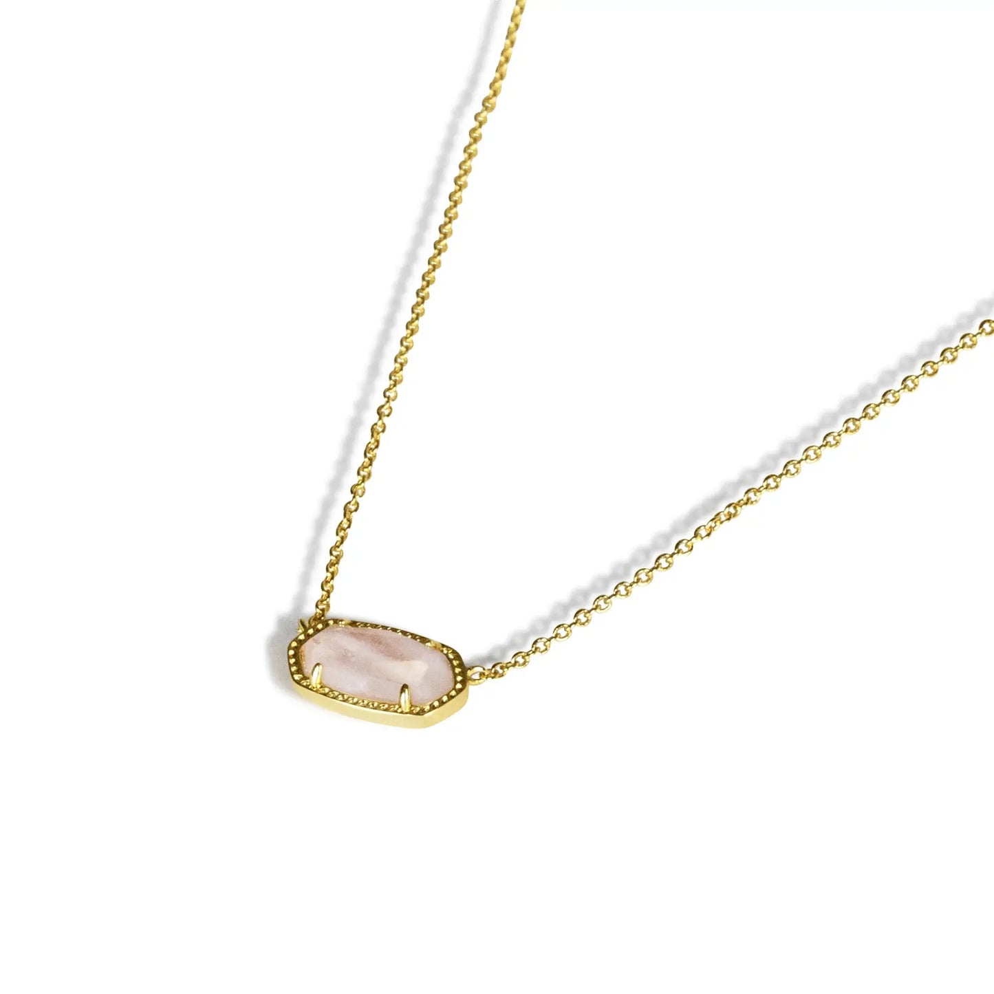 Kendra Scott Elisa Pendant Necklace for Women, 14K Gold-Plated Fashion Jewelry in Azalea Illusion