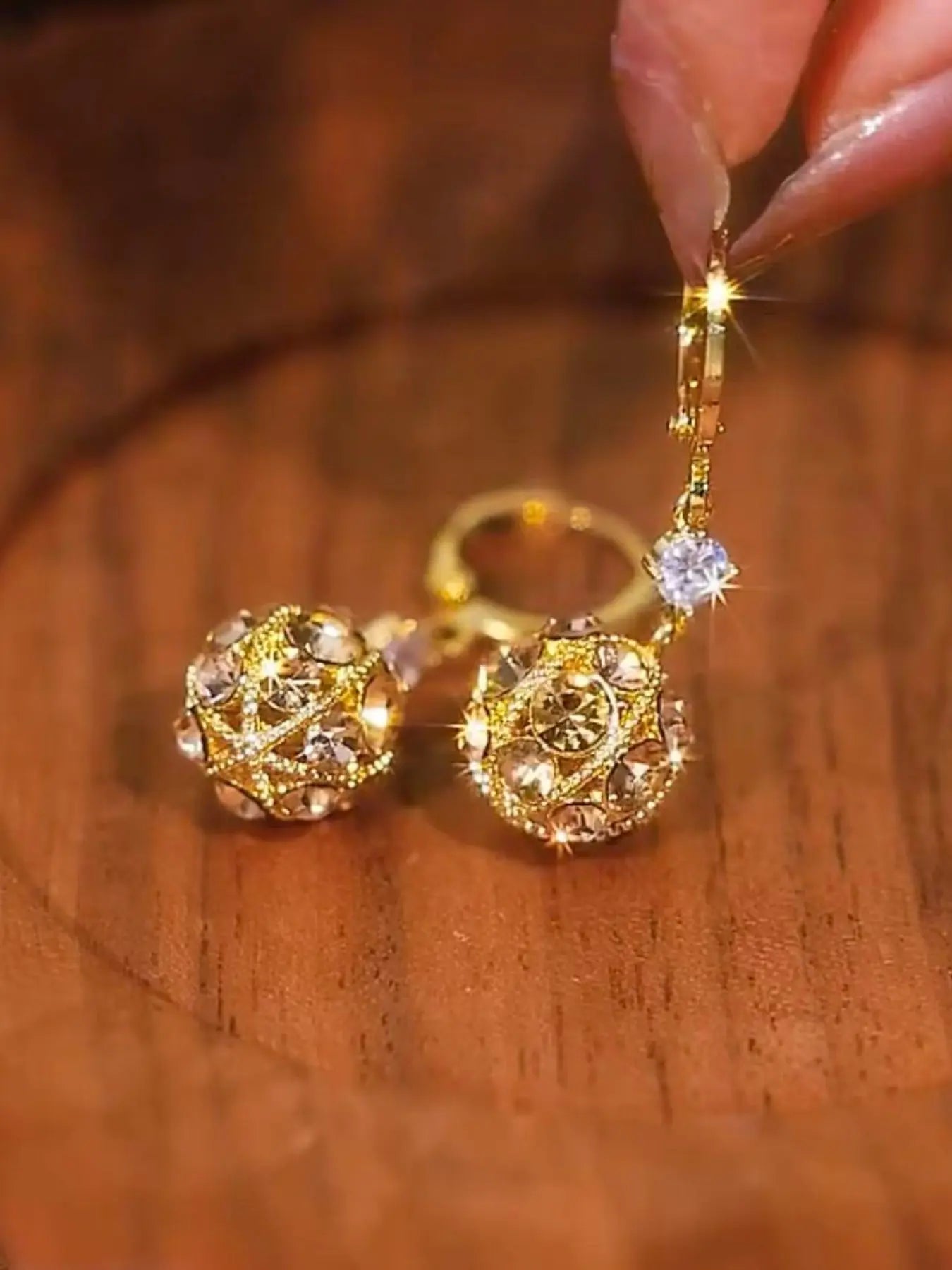 Elegant Ball Earrings for Women, New Trendy Design, Versatile Fashion Accessory, Stylish and Chic Jewelry