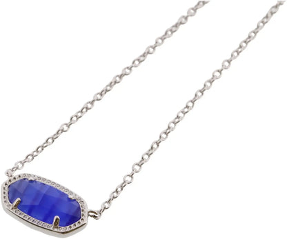 Kendra Scott Elisa Pendant Necklace for Women, 14K Gold-Plated Fashion Jewelry in Azalea Illusion