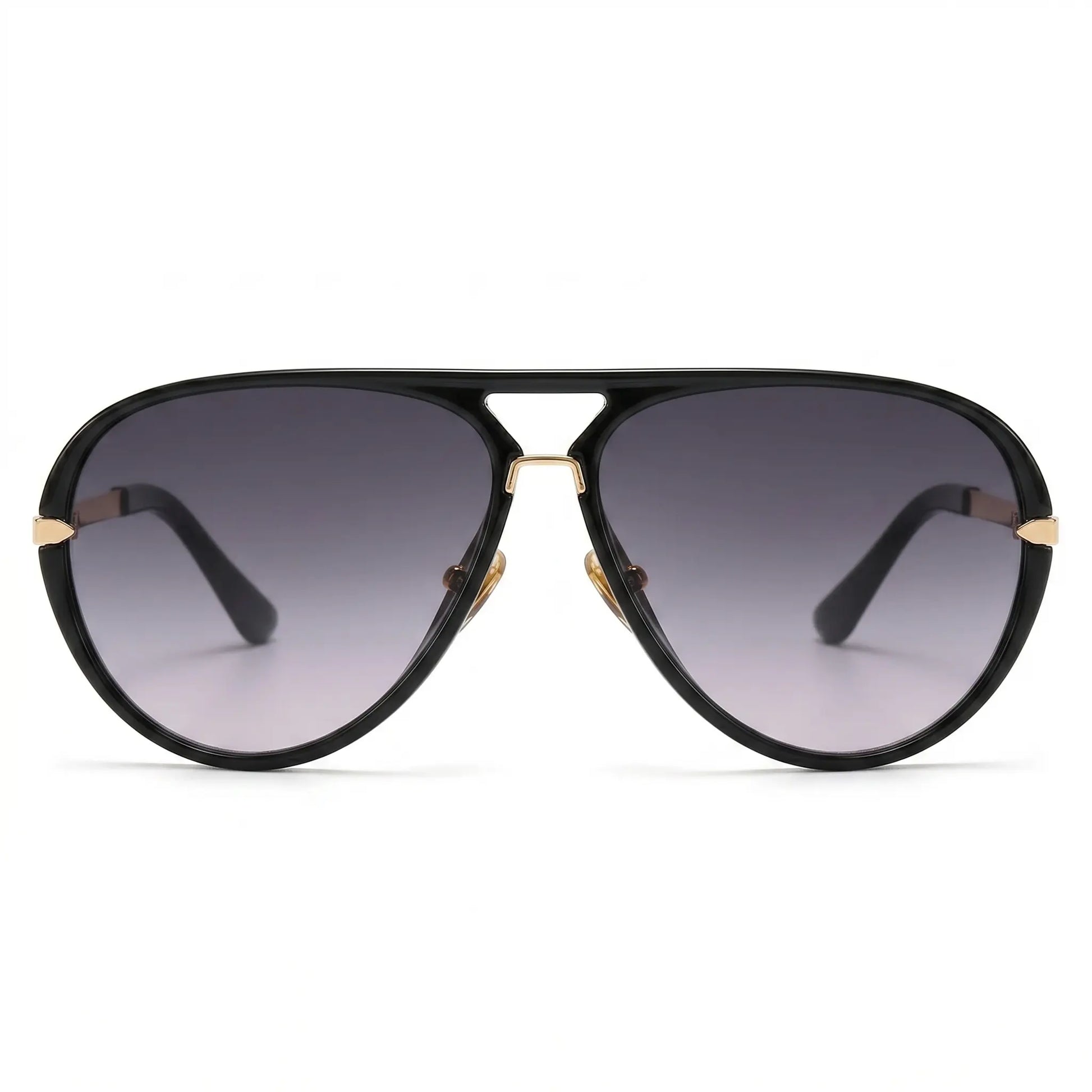 Oversized Aviator Sunglasses with Gradient Lenses for Women and Men,Trendy Casual Sunglasses for Travel Use, Fashion Accessories for Outdoor Activities Classic