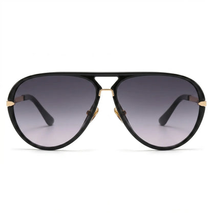 Oversized Aviator Sunglasses with Gradient Lenses for Women and Men,Trendy Casual Sunglasses for Travel Use, Fashion Accessories for Outdoor Activities Classic