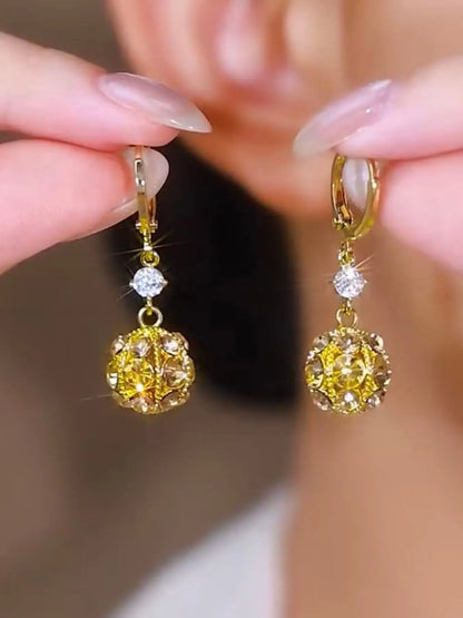 Elegant Ball Earrings for Women, New Trendy Design, Versatile Fashion Accessory, Stylish and Chic Jewelry