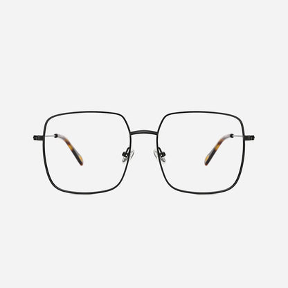 「Tijn-Original-Sterre」Ultra-Thin Square Glasses for Women Extremely Lightweight Metallic Frame for Male Female Eyeglasses